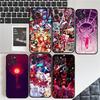 H-Hazbin H-Hotel Handyhülle Für Iphone 17 16 15 14 13 12 11 Pro Max Plus Schwarze Hülle Abdeckung Case