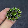 Peridot Gemstone 925 Sterling Silver Jewelry Ring Size 8