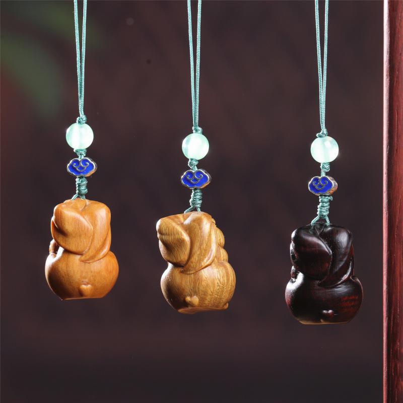 Creative Rabbit Zodiac Phone Pendant Charm Keychain Accessory Gift