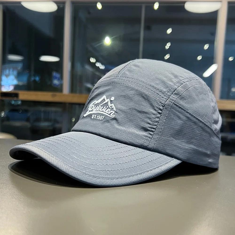 Retro Japanischer Stil Hip-Hop Hüte 5 Panel Dünne Flache Kappe Atmungsaktiv Schnelltrocknend Sonnenschutzhut Unisex