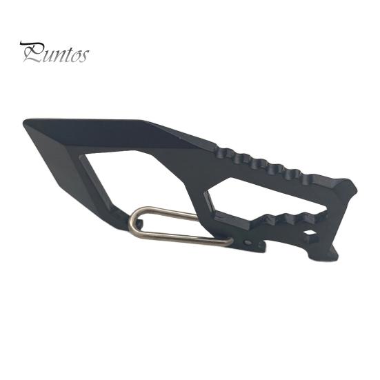 

Быстроразъемная пряжка, многофункциональный гаечный ключ, антикоррозийный, высокопрочный брелок, портативная открывалка для бутылок, карабин, открытый кемпинг, путешествия, выживание чёрный