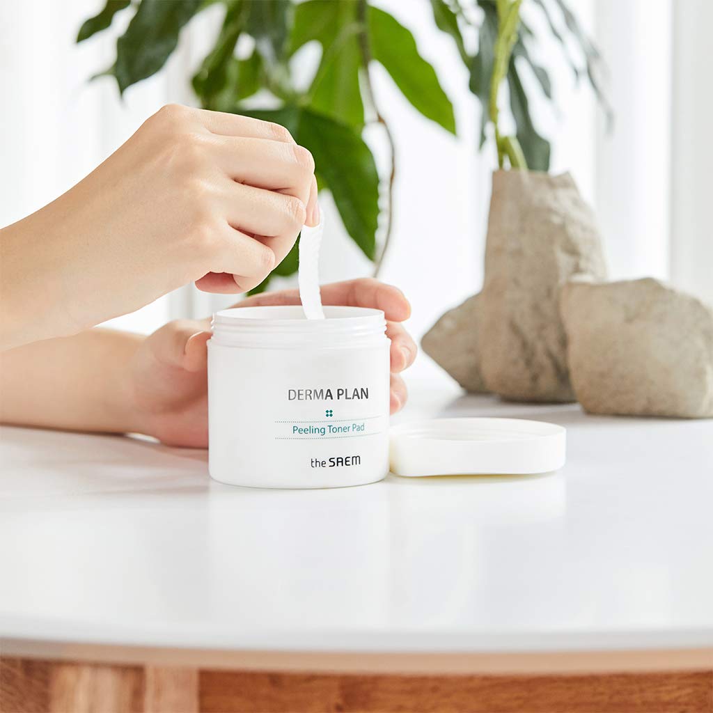 The Saem Derma Plan Peeling Toner Pad Set Especial (70 almohadillas +50 almohadillas)