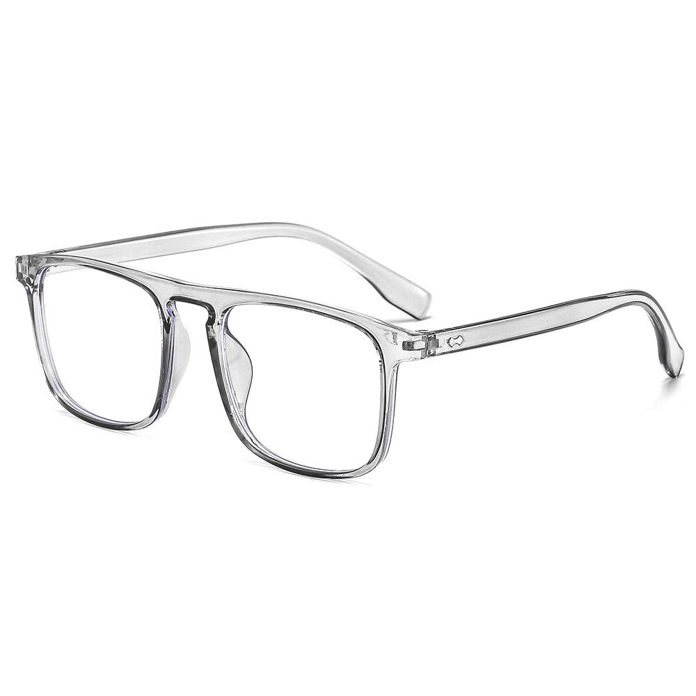 Anti-Blue Light Transparent Square Glasses Fashion Computer Eyeglasses Ins Women Men Glasses Frame