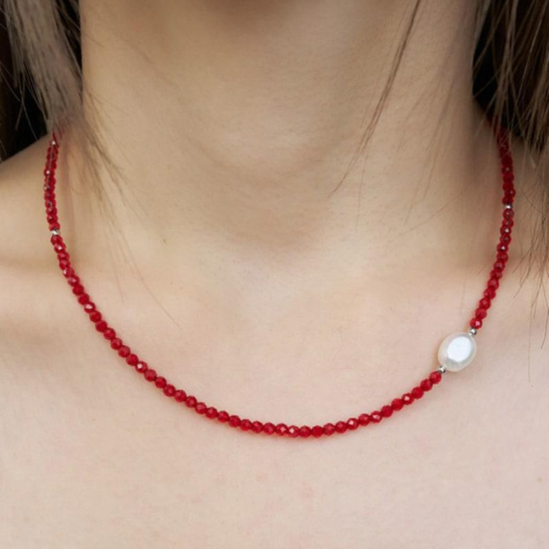 XANADU SPINEL PEARL CHOKER