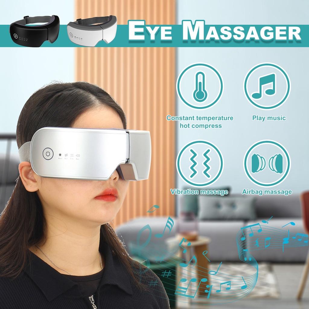 3.7V 4D Electric Smart Eye Massager Vibration Heated Massage For Tired Eyes Dark Circles Remove Eye Care