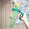 Outdoor Sports Insulated Travel Mug With Handle And Straw For Commuting And Camping