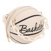 Basketball Shape Shoulder Bag PU Leather Cute Fashionable Round Handbag for Women Girls