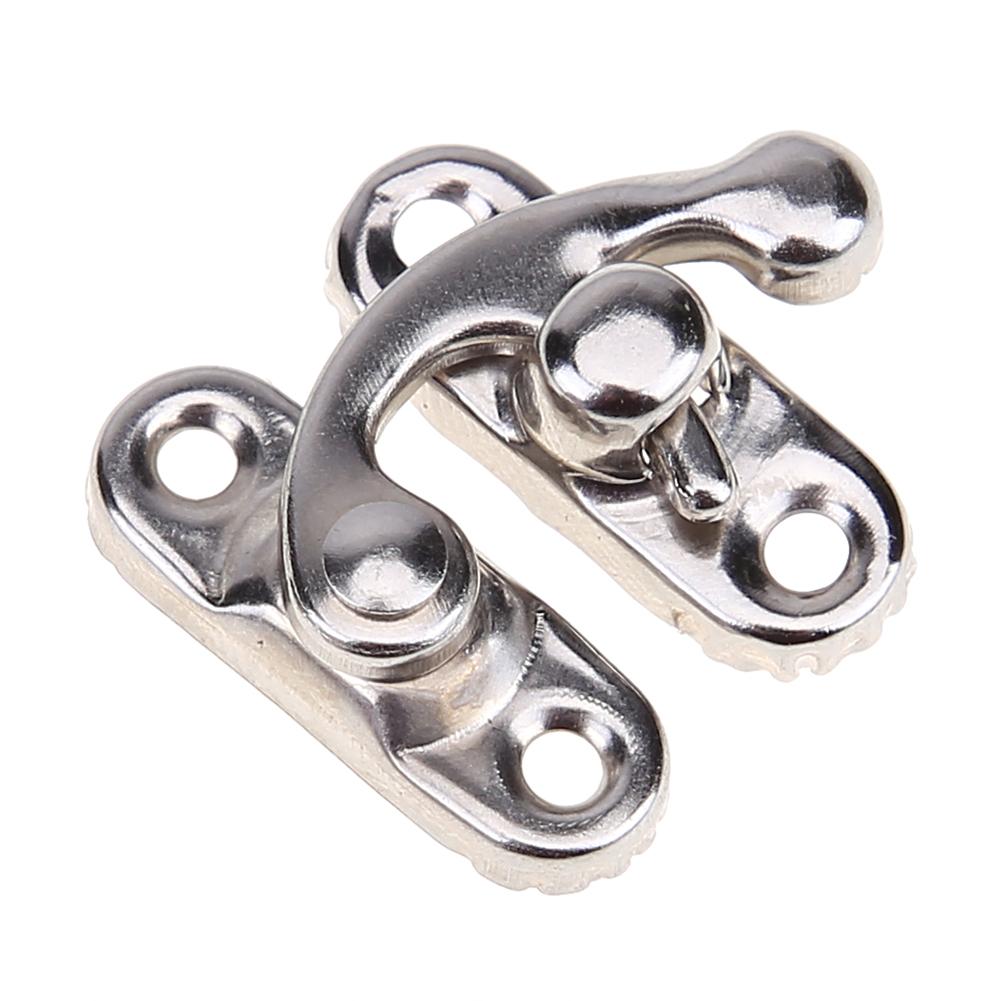 10pcs/Set Vintage Iron Buckle Horn Locks Clasp Hook Jewelry Box Padlocks