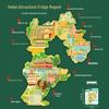 Engraved China City Map Metal Magnet USB Flash Drive - Jiangsu, Sichuan, Guizhou, Anhui - Cultural Souvenir Gift