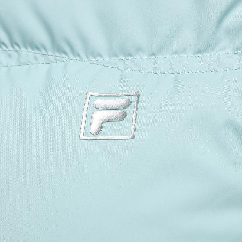 Fila White Casual Commuter Trendy Fresh Comfortable Versatile Slightly Stretchy Goose Down Warm Hooded Down Jacket Women Outerwear F11W543916FLG