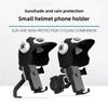 Motorcycle Phone Holder Waterproof Phone Holder Bracket With Helmet Waterproof Shade Cell Phone Holder