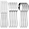 Crimping handle Stainless steel knife fork spoon Western tableware Suitable for kitchen and dining room