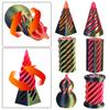 3D Printed Spiral Cone Toy, Impossible Pass Through Square Pillar Puzzle, Fidget Helix Vortex Illusion Stress Relief Desk Gadget