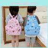 Cute Comfortable School Bag For Kids Trendy Nylon Backpack With Cartoon Pattern