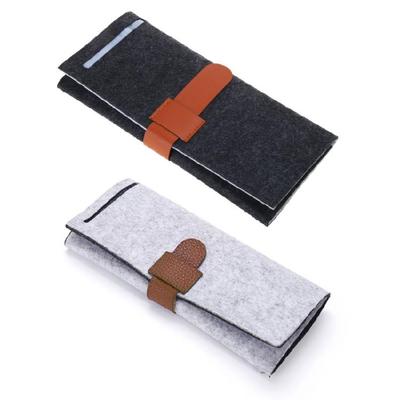 Portable Hanging Felt Earring Organizer Jewelry for Case Holder for Necklaces