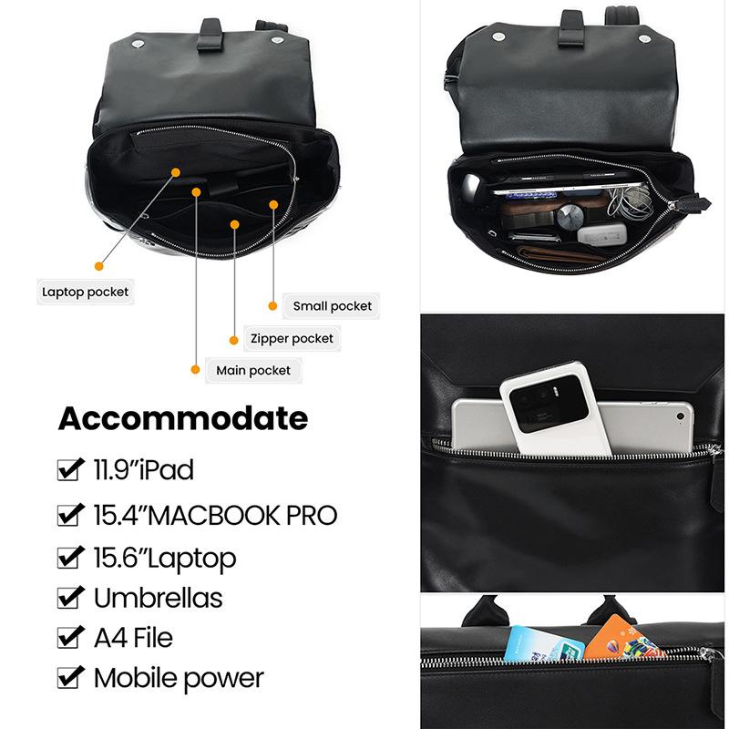 Business Commuting Backpack High Appearance Level Computer Bag Large-capacity Schoolbag Outdoor Travel Backpack