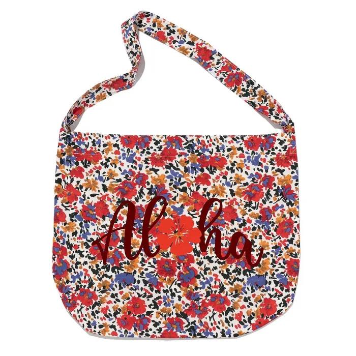 Aloha Garden Flower Eco Bag (Red)