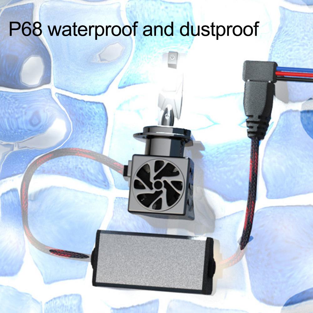 2Pcs H11/H9/H8 Light Bulbs 6000K Cool White High And Low Beam Headlights 48000ML Brilliant Brightness Halogen Bulb