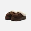 Cotton Shoes for Warmth, Fleece for Height Increase, Fashionable and Versatile Indoor Plush Slippers