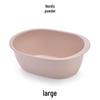 Large Oval Thickened Plastic Washbasin - Baby & Children's Bath or Laundry