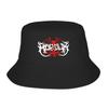 Couple Marduk Bucket Hat Black Metal Soft Fold Fisherman Hats Summer Retro Beach Travel Caps Outdoor Custom DIY Visor Hat