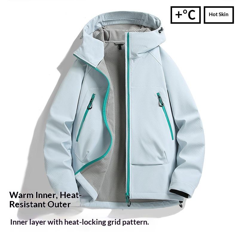 Windbreaker  Man Waterpoof Jacket Autumn Windproof Cycling Jackets Hooded Women Hiking Jacket Travel Camping Fishing Coat