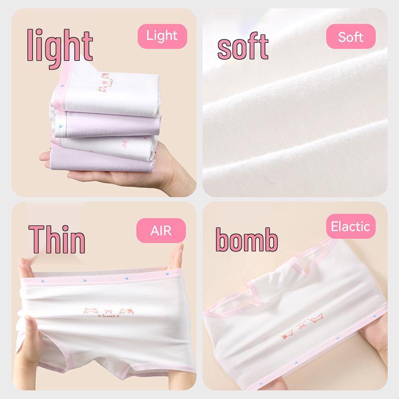 Baumwoll-Boxershorts für Mädchen - Bequem & ohne Zwicken für Kinder
