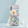 Transparent Phone Case for Samsung Galaxy A16 A14 A12 A22 A24 A42 A02 A06 A20 A30 A40 Soft TPU Cover Small Flower Stars Pattern