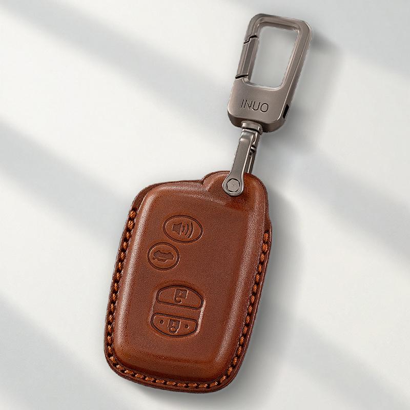 Genuine Leather Protector for Old Toyota Highlander Land Cruiser Lexus Key Case Cover Fob