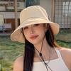 Wide Brim Sun Hat For Women Spring Summer Autumn Uv Protection Breathable Cap