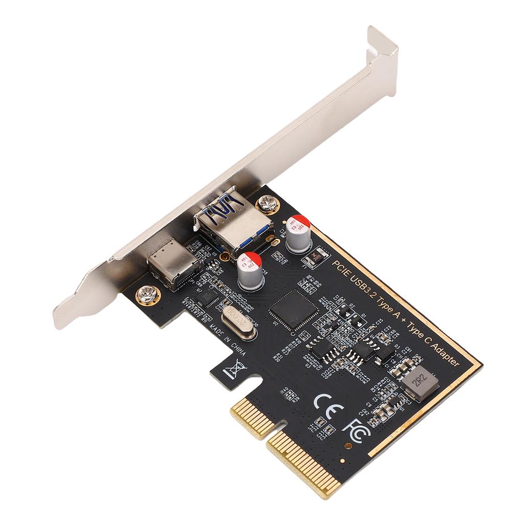 PCIe To USB 3.1 Expansion Card Type A Type C 10Gbps High Speed Data Transfer PCI Express Expansion Card for Desktop