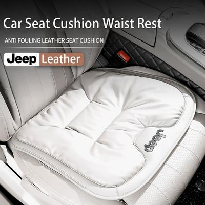 Car Seat Cushion Cover Breathable Leather Protector Mat For Grand Cherokee Wrangler JK Gladiator Compass Renegade Patriot