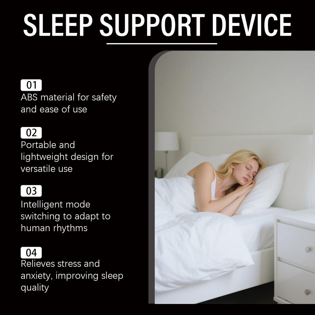 Convenient Sleep Monitor With Automatic Sound Effects And Light Intensity, Suitable For Use Anytime During Business Trips Or Travels