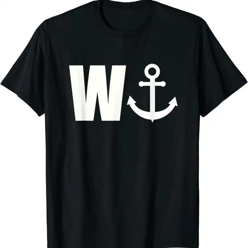 W Anchor T Shirt Funny Wanker Jerk Size S 5xl