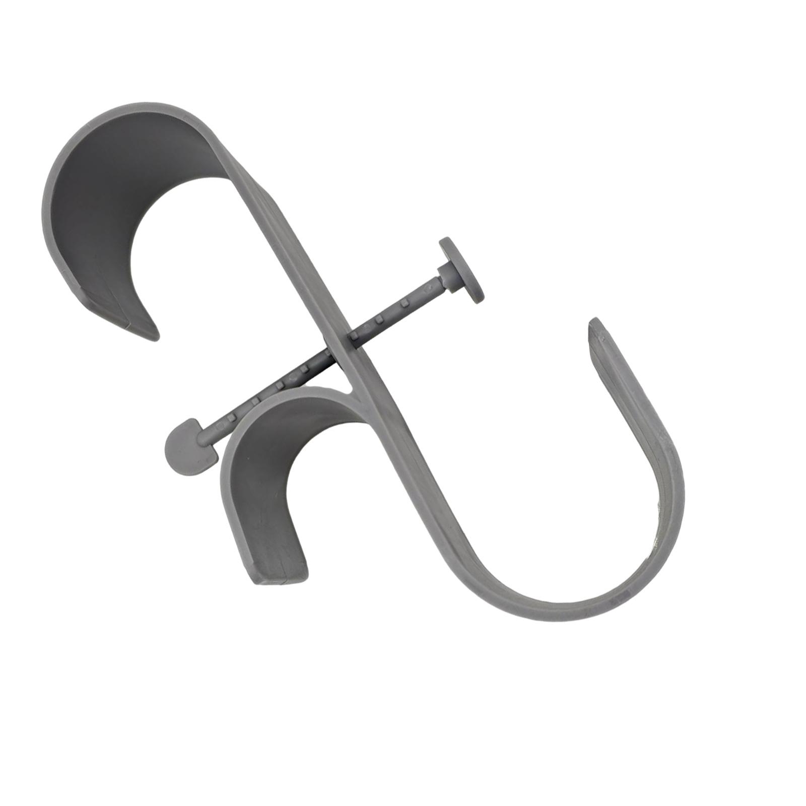 

Держатель сетки-скиммера для листьев бассейна, стабильная вешалка для бассейна, полка для хранения на стороне бассейна, простая в использовании 1 серый