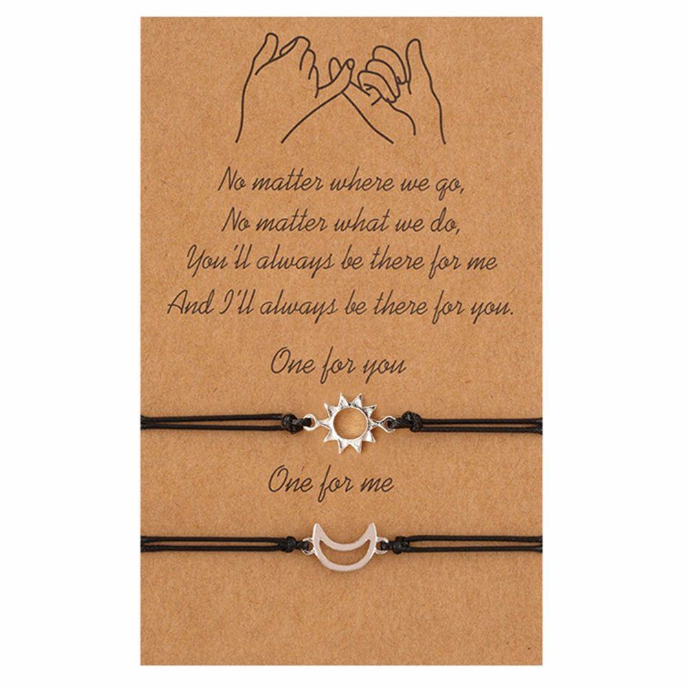 

Подарки Подвески Парные Браслеты Модная Бижутерия Плетеные Ручные Веревки Браслеты Ручной Работы серебряный