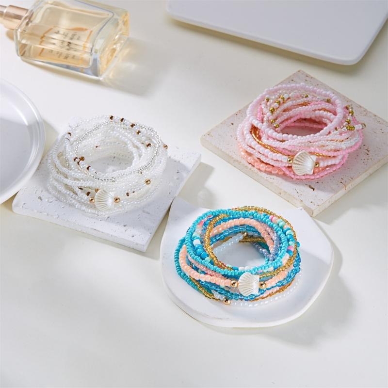 Stackable  Bead Bracelet Braided Designs Fashion Elegant Charm Jewelry Statement Pieces Jewelry Accessories