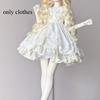 1/4 Doll's Clothes Suit for 45cm Bjd Doll Dress Up Toys Play House Headwear + Skirt + Skirt Support Doll Accessories, No Doll