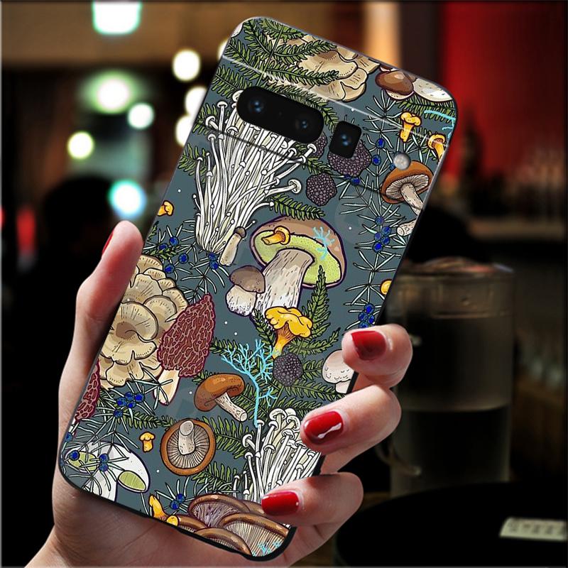 Etui na telefon do Google Pixel 10 9 Pro XL 9A 8 7 6 Pro Pixel 8A 7A 6A Pixel 8 7 6 5 Etui z grzybami