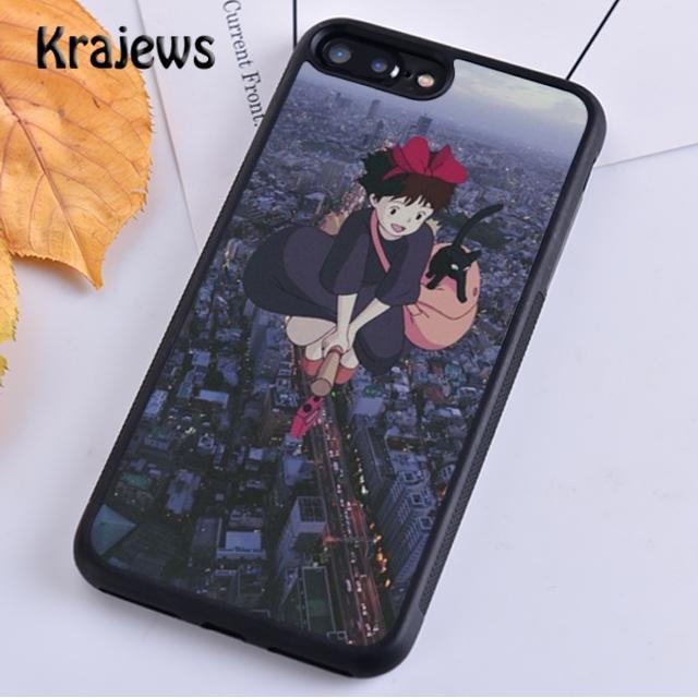 Krajews Kiki's Delivery Service Etui na telefon Pokrowiec na iPhone 14 5 SE 6s 7 8 plus XR XS 11 12 13 pro max Samsung S21 S22ultra Plus