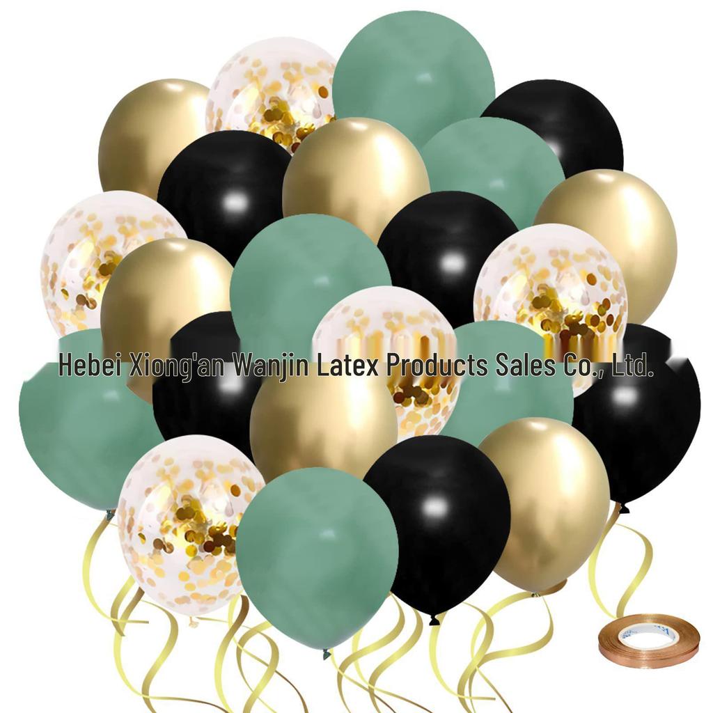 30-Piece Matte Balloon Set for Birthdays and Weddings, Vacuum-Packable