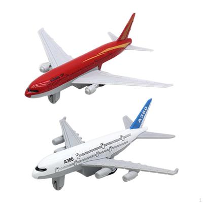 2 Pieces Airplane Model Aircraft Toy Children Plane Ornament for Souvenirs Gift