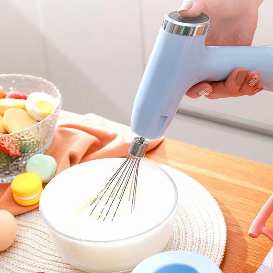 Elektrischer Handmixer mit USB-C-Aufladung 5-in-1 Kabelloser Schneebesen zum Eierschlagen & Fleischwolf Tragbarer Küchenrührer