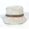 LOEWE K820HB1X41 Anagram jacquard logo Bucket hat bob hat BeigeBased Unused