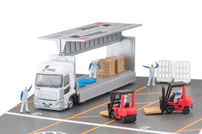 TOMYTEC Die Truck Collection Truck Collection Logistikstandort Wing Van Set G Vantech