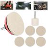 1 Set Backing Pad Car Glass Polishing Kit Remove Scratches Glass Polish Set  Car Windshield
