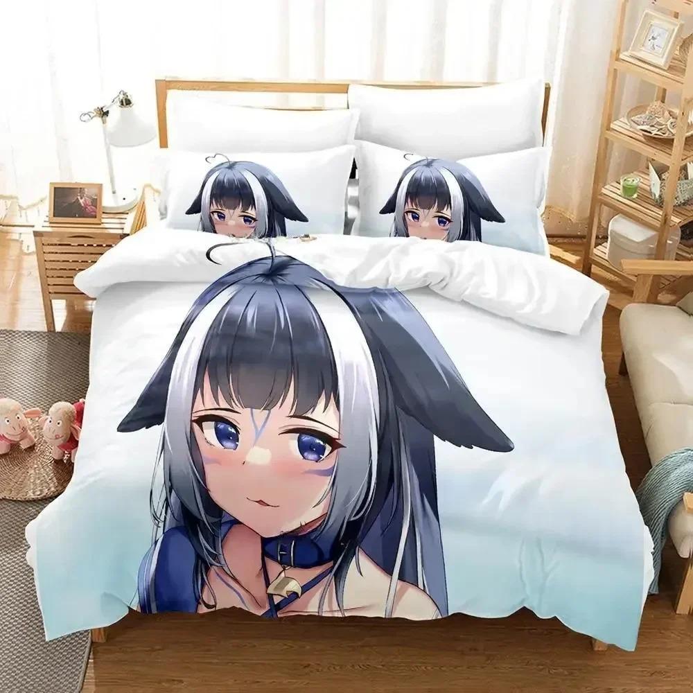 New 3D Print Anime Kawai Young Girls Shylily Beding Set Bedrom Soft Modern Bedspreads Comefortable Soft Duvet Cover Quilt Pilowcase
