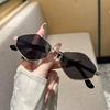 New Fashion Polygonal Sunglasses Women Retro Metal Sunglasses Men Suitable for Outdoor Travel Party Decoration Glasses Uv400
