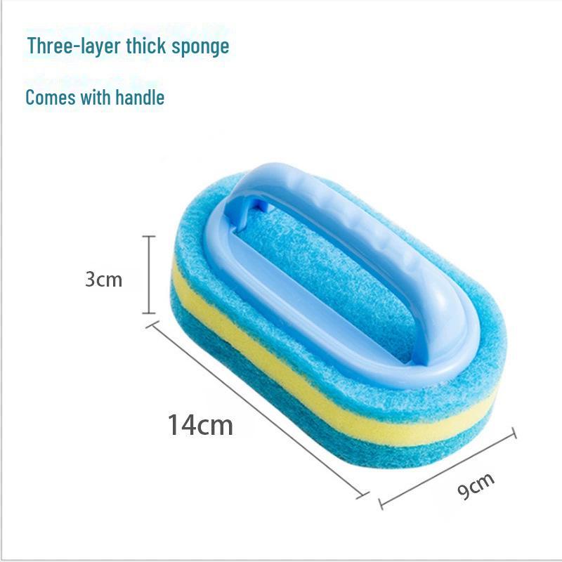 

Большой набор для чистки ванной комнаты: Салфетки для удаления накипи, щетка для плитки, щетка для пола с ручкой, губчатая щетка