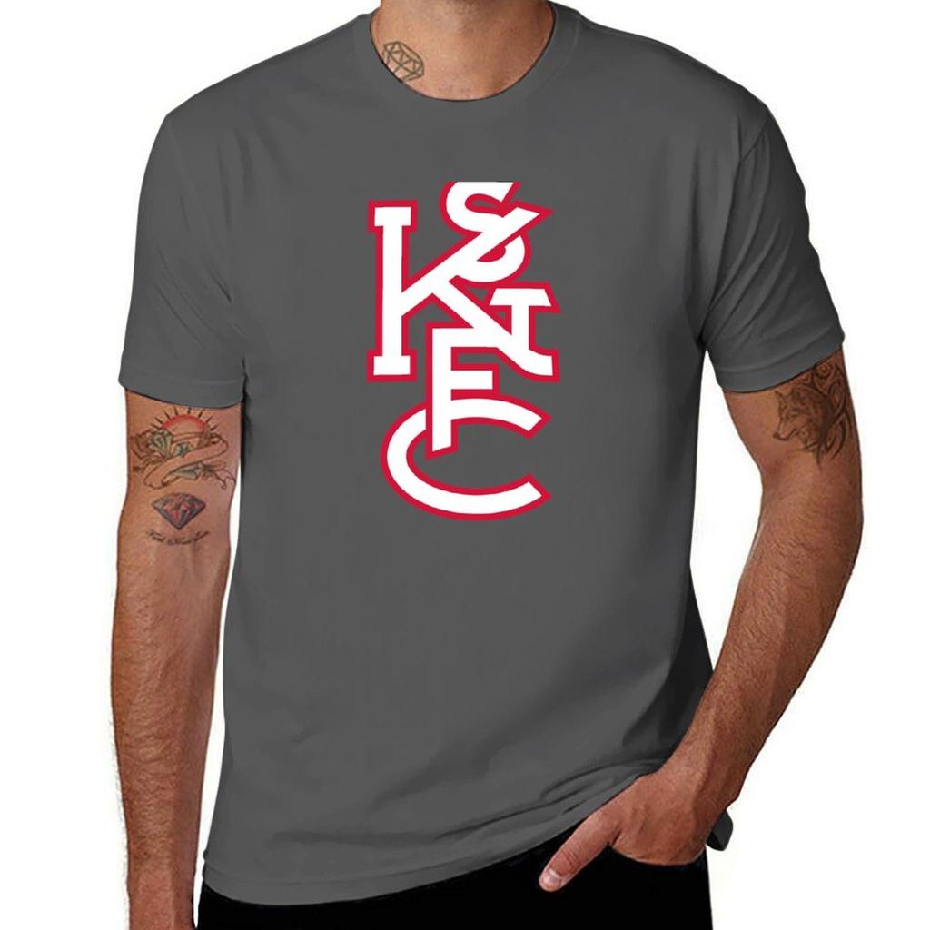 St Kilda Saints Monogram TShirt Casual Fashion Print Tee Top